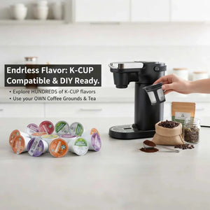 Coming soon...COKAFEGO® Portable Wireless Smart Americano Coffee Maker | 60oz Thermal Reservoir | K - Cup® & Ground Coffee Compatible | For Camping, RV & Outdoor - COKAFEGO