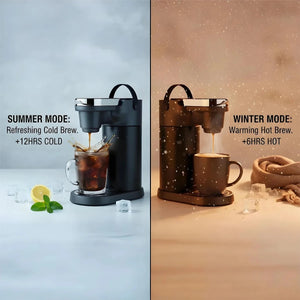 Coming soon...COKAFEGO® Portable Wireless Smart Americano Coffee Maker | 60oz Thermal Reservoir | K - Cup® & Ground Coffee Compatible | For Camping, RV & Outdoor - COKAFEGO