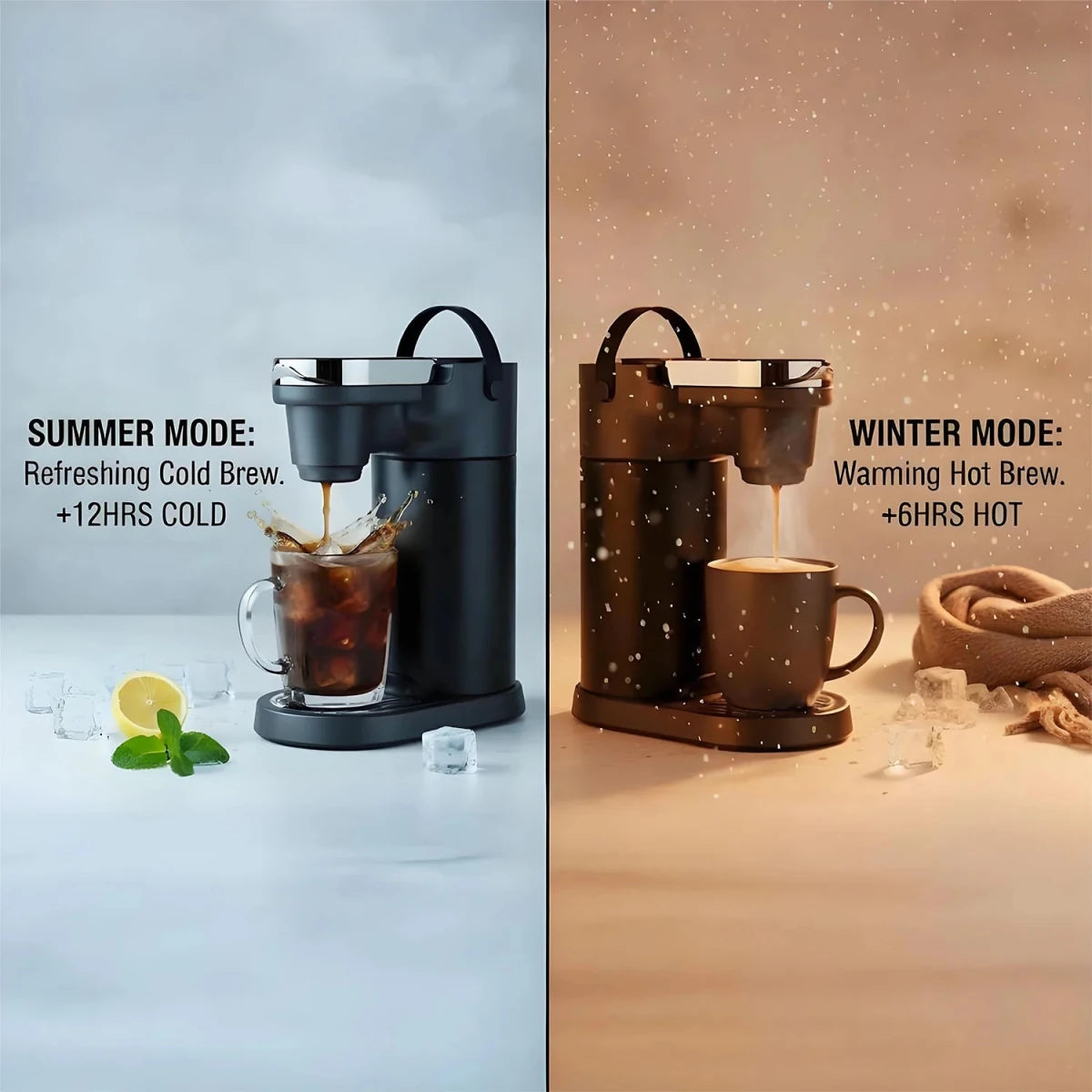 Coming soon...COKAFEGO® Portable Wireless Smart Americano Coffee Maker | 60oz Thermal Reservoir | K - Cup® & Ground Coffee Compatible | For Camping, RV & Outdoor - COKAFEGO