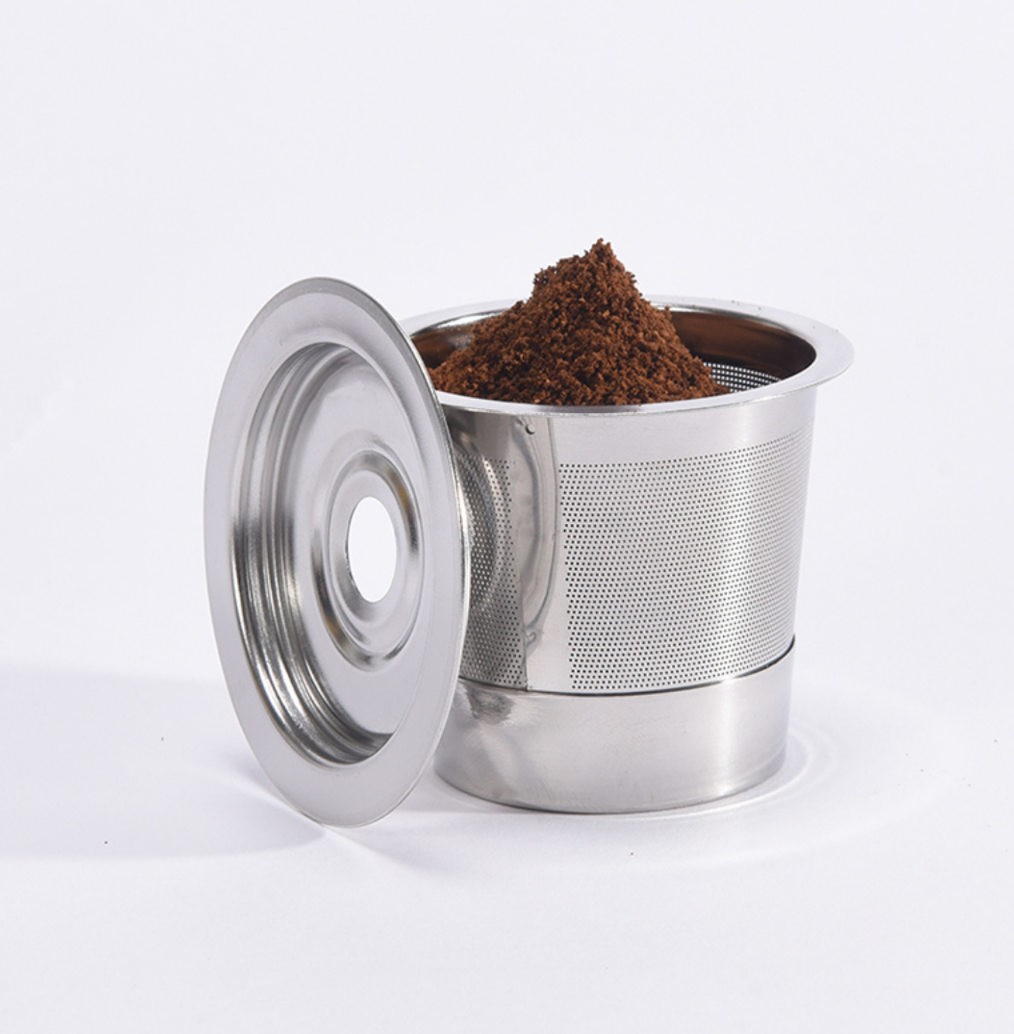 Reusable K Cups,Stainless Steel K Cups for Keurig, Reusable Coffee Pods for CF01 Coffee Makers BPA-Free Refillable Coffee Filters