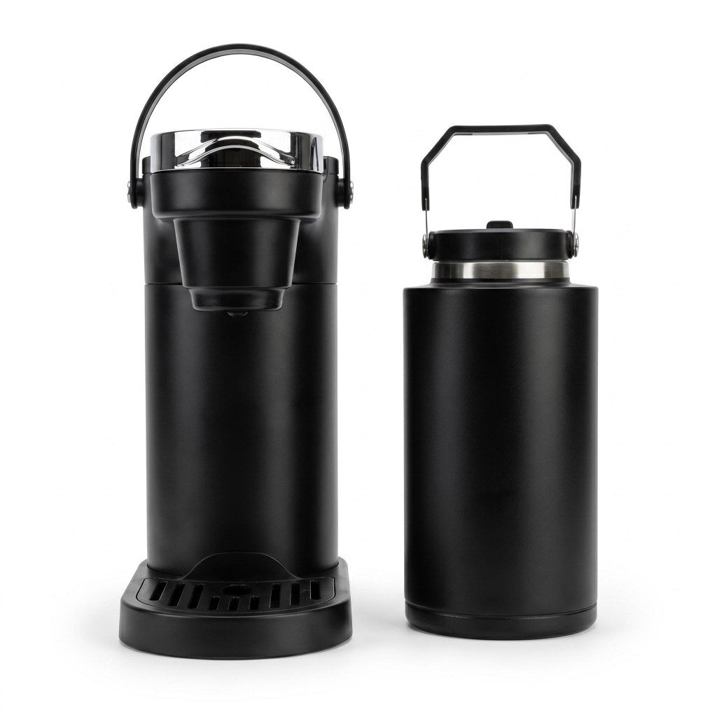 COKAFEGO 60oz/1800ml Insulated Water Bottle with Straw Lid, Compatible with CF01 Coffee Machine, Double Wall Vacuum Thermos Keep Cold 12H Hot 8H, SUS 304 Stainless Steel for Camping Travel
