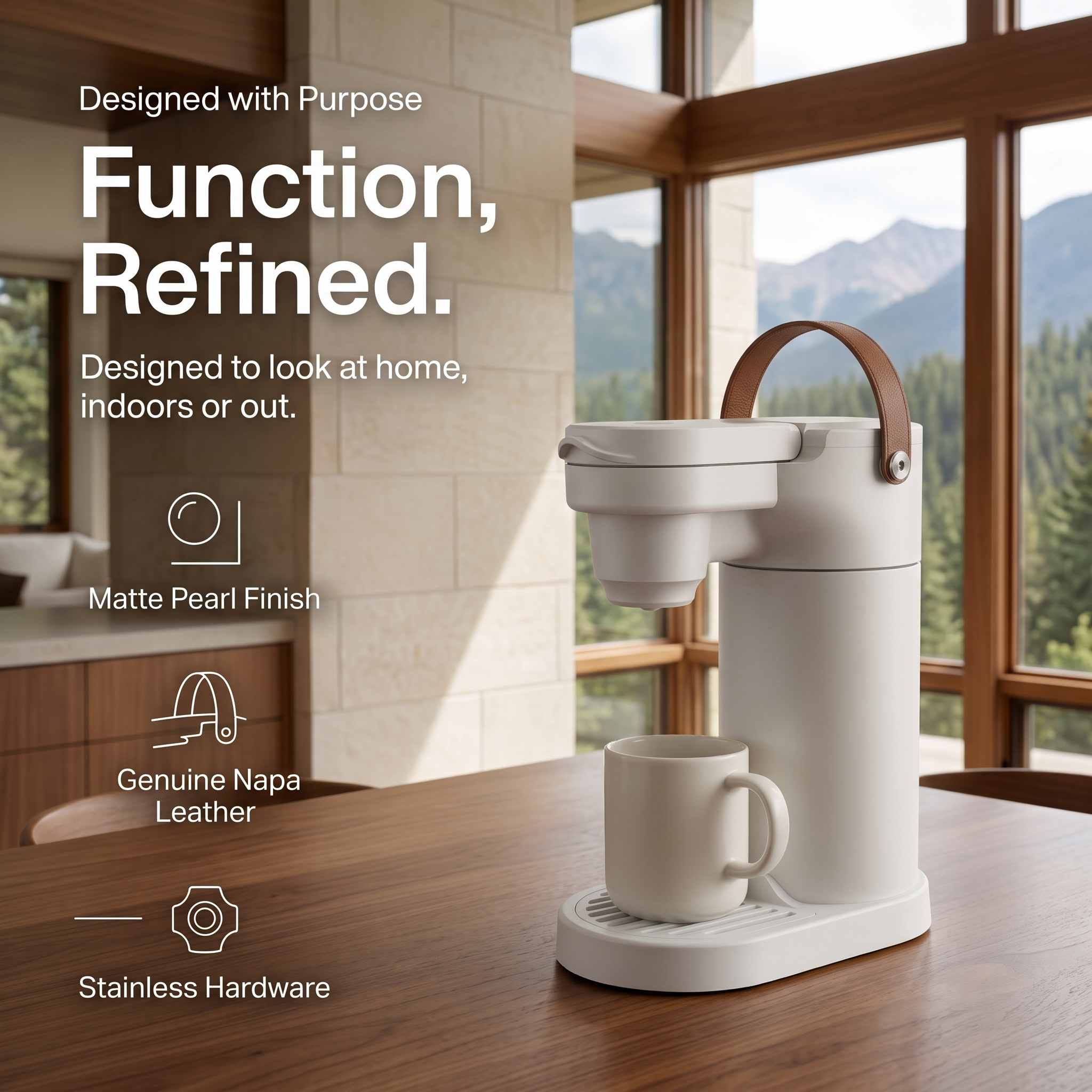 The new product is not yet available for sale.-COKAFEGO® THE WORLD'S FIRST  WIRELESS AMERICANO COFFEE STATION. GIFT. | 60oz Thermal Reservoir | K-Cup® & Ground Coffee Compatible | For Camping, RV & Outdoor