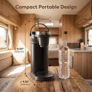 The new product is not yet available for sale.-COKAFEGO® THE WORLD'S FIRST PORTABLE K-CUP® COFFEE MAKER. THE ULTIMATE EXPLORER'S GIFT. | 60oz Thermal Reservoir | K-Cup® & Ground Coffee Compatible | For Camping, RV & Outdoor