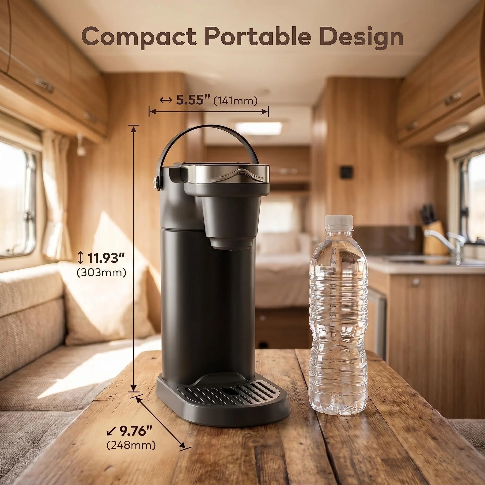 The new product is not yet available for sale.-COKAFEGO® THE WORLD'S FIRST PORTABLE K-CUP® COFFEE MAKER. THE ULTIMATE EXPLORER'S GIFT. | 60oz Thermal Reservoir | K-Cup® & Ground Coffee Compatible | For Camping, RV & Outdoor