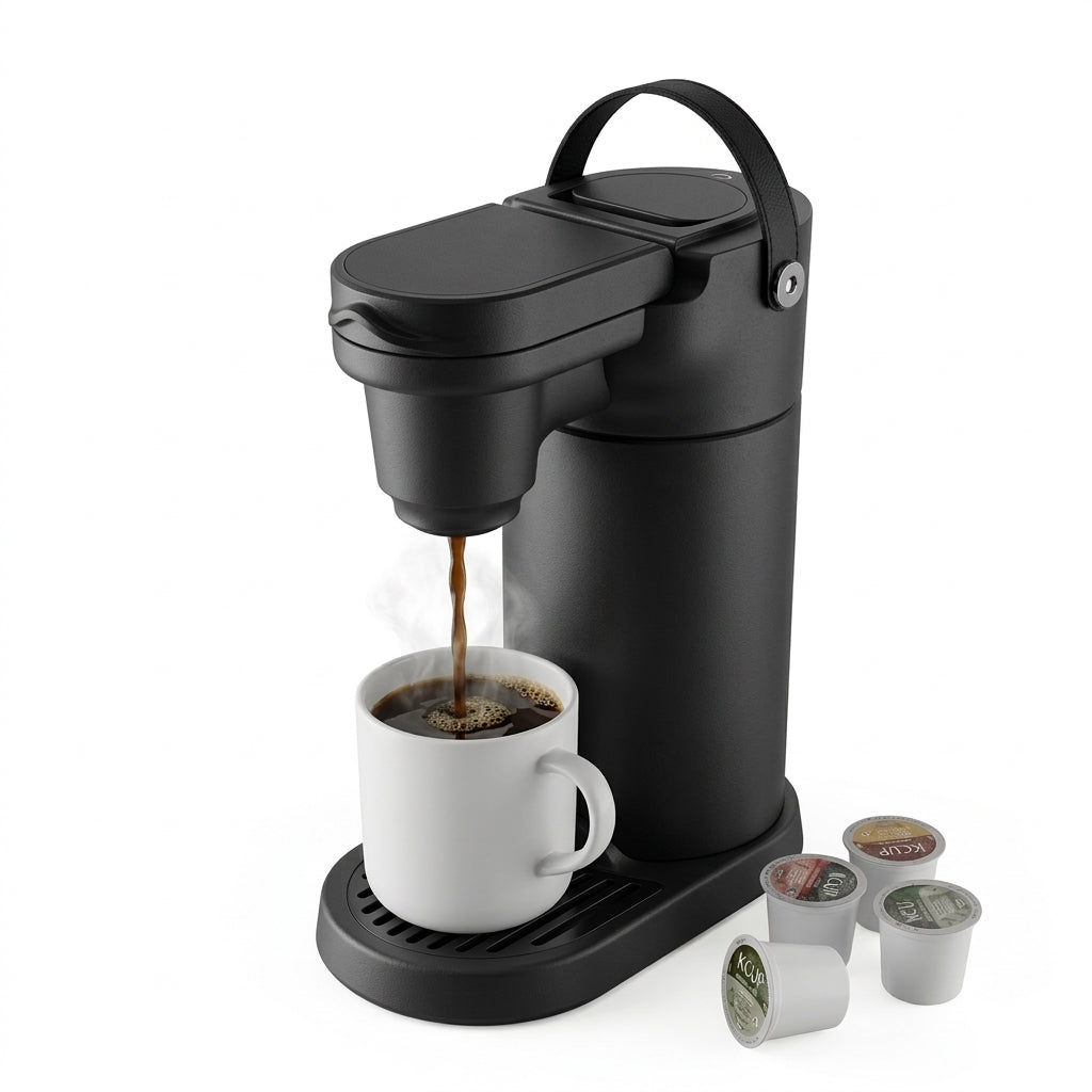 The new product is not yet available for sale.-COKAFEGO® THE WORLD'S FIRST  WIRELESS AMERICANO COFFEE STATION. GIFT. | 60oz Thermal Reservoir | K-Cup® & Ground Coffee Compatible | For Camping, RV & Outdoor