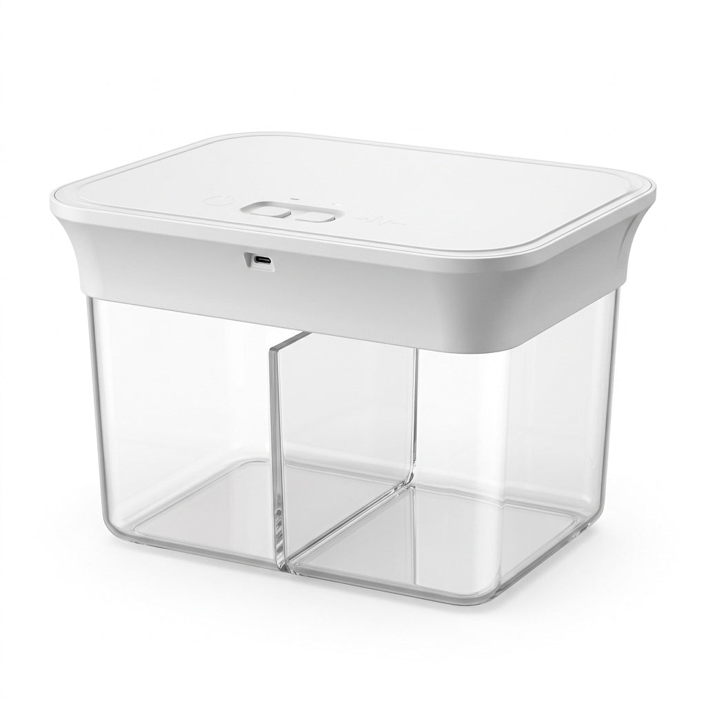 COKAFEGO Smart Vacuum Food Storage Container, 3L&6L, Clear