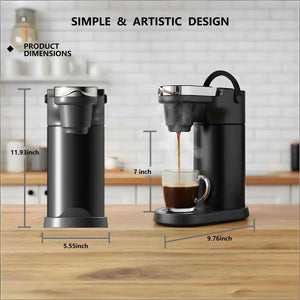Coming soon...COKAFEGO® Portable Wireless Smart Americano Coffee Maker | 60oz Thermal Reservoir | K - Cup® & Ground Coffee Compatible | For Camping, RV & Outdoor - COKAFEGO